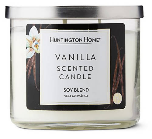 Huntington Home 3 Wick Vanilla Scented Candle , each